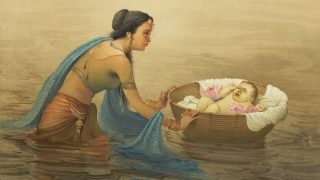 Kunti abandons Karna