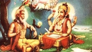 Ganapati Writes Mahabharata