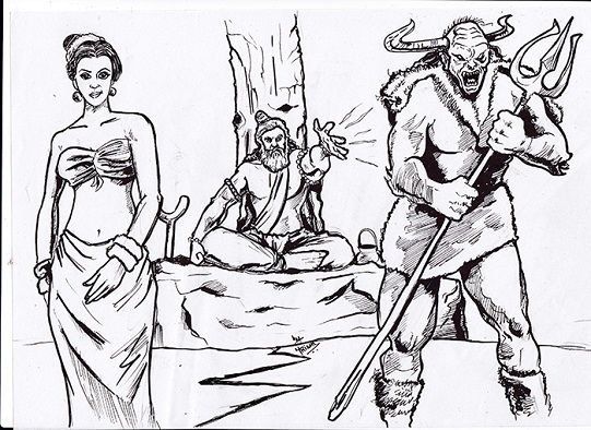 Raibhya and Yavakreetain Mahabharata