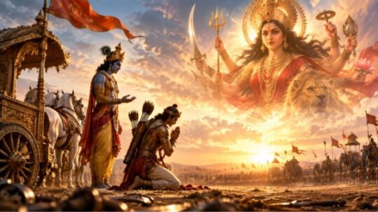 Before the Gita: When Arjuna Invoked Durga at Kurukshetra
